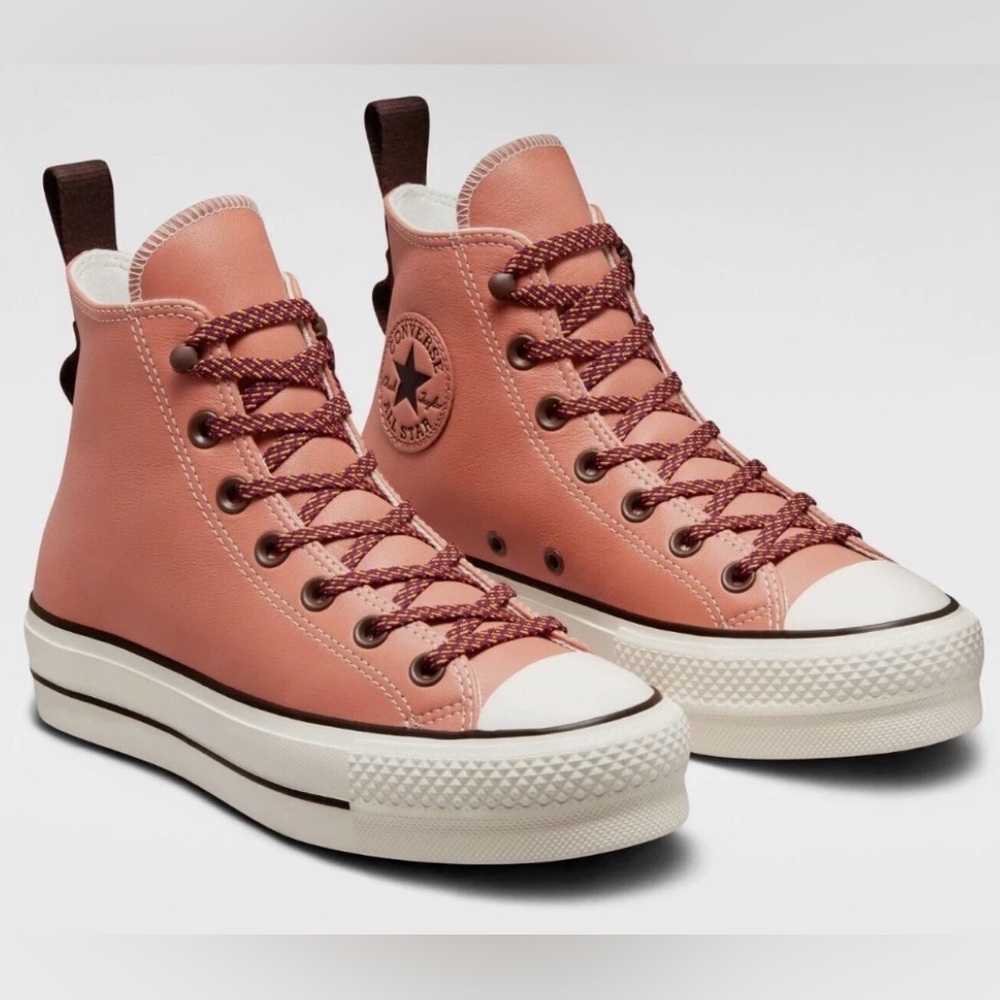 Women's Converse Chuck Taylor All Star Lift Platform High Leather ‘Terra Blush’